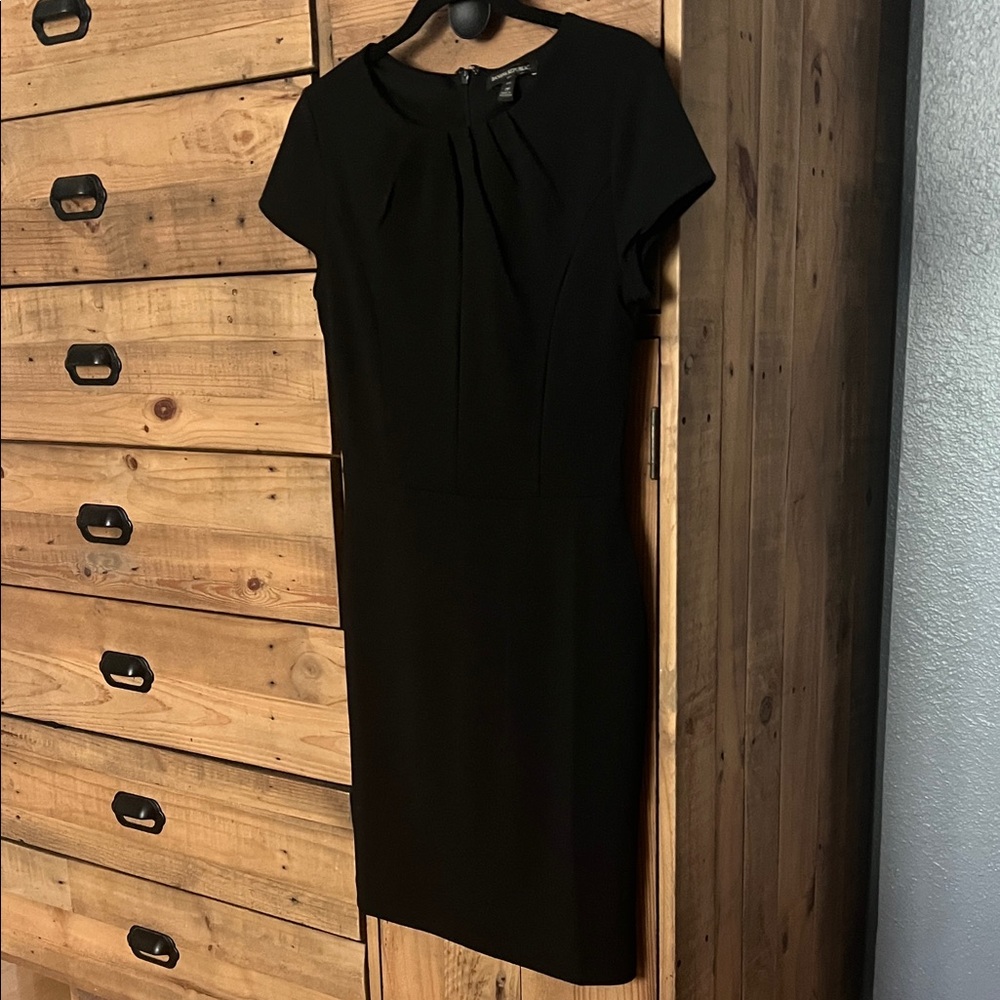 Banana Republic Elegant Black Mini Dress